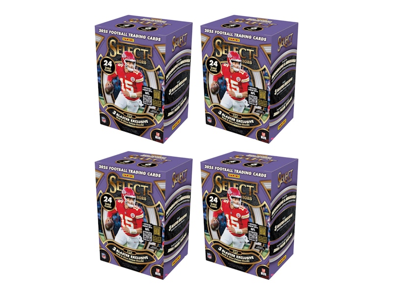 2025 Panini Select Football Blaster Box (Red & Blue Prizm Shock