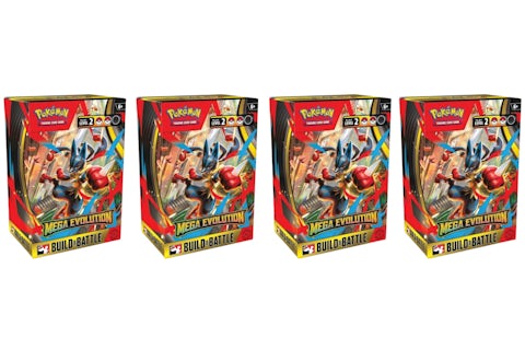 2025 Pokmon Mega Evolution Build & Battle Display Box 4x Lot - 2025 - GB 2025 Pokmon Mega Evolution Build & Battle Display Box 4x Lot - 2025 - GB