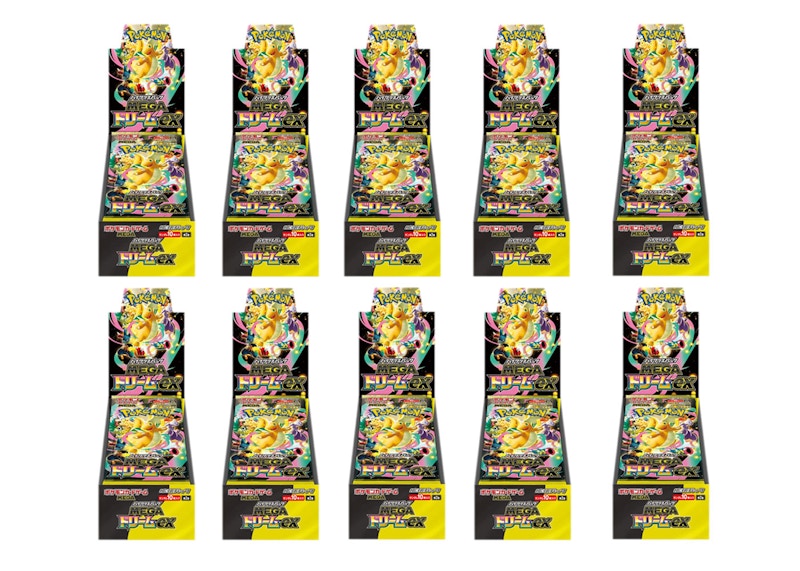 2025 Pokémon Mega Evolution Dream ex Booster Box (Japanese) 10x