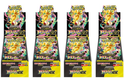 2025 Pokmon Mega Evolution Dream ex Booster Box (Japanese) 4x Lot - 2025 - US 2025 Pokmon Mega Evolution Dream ex Booster Box (Japanese) 4x Lot - 2025 - US