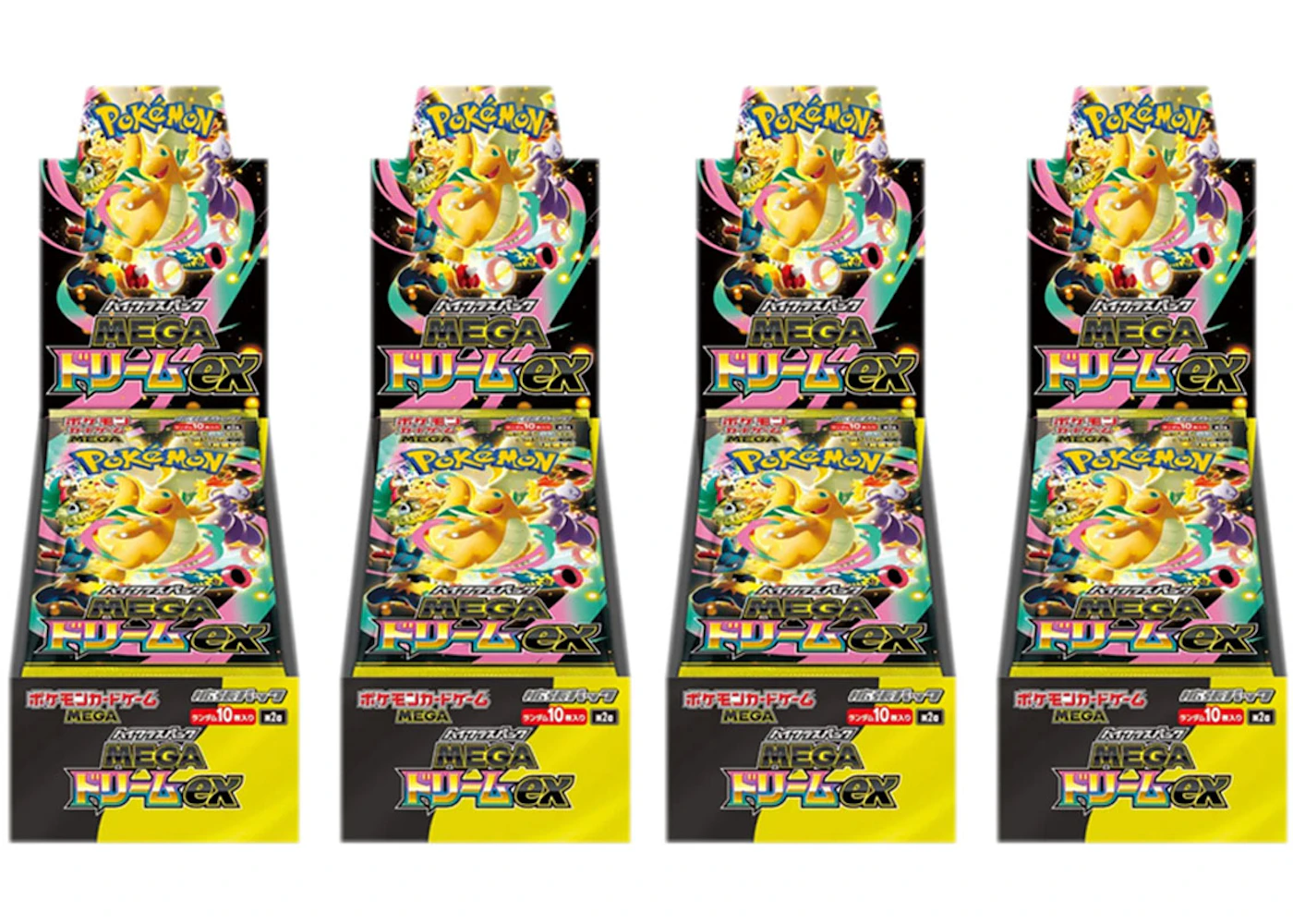 2025 Pokmon Mega Evolution Dream ex Booster Box (Japanese) 4x Lot - 2025 - US 2025 Pokmon Mega Evolution Dream ex Booster Box (Japanese) 4x Lot - 2025 - US