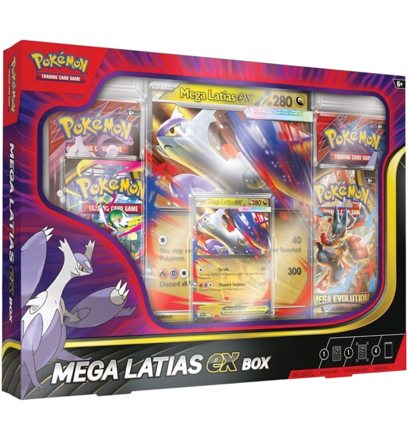 2025 Pokmon Mega Evolution Mega Latias Ex Box - 2025 - US 2025 Pokmon Mega Evolution Mega Latias Ex Box - 2025 - US