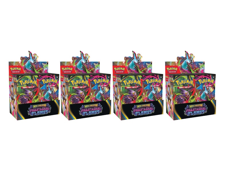 2025 Pokémon Mega Evolution Phantasmal Flames Booster Box 4x Lot