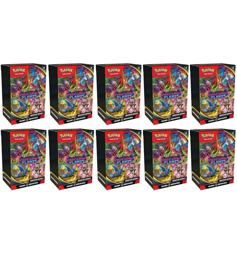 2025 Pokmon Mega Evolution Phantasmal Flames Booster Bundle 10x Lot - 2025 - US 2025 Pokmon Mega Evolution Phantasmal Flames Booster Bundle 10x Lot - 2025 - US
