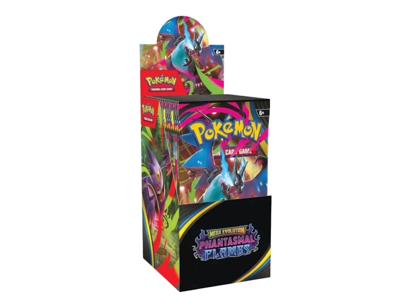2025 Pokémon Mega Evolution Phantasmal Flames Half Booster Box