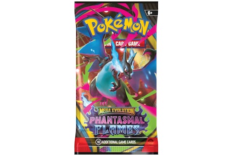 2025 Pokmon Mega Evolution Phantasmal Flames Mega Charizard X Booster Pack - 2025 - US 2025 Pokmon Mega Evolution Phantasmal Flames Mega Charizard X Booster Pack - 2025 - US