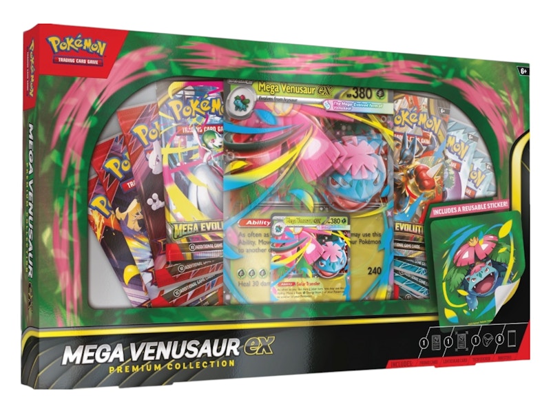 2025 Pokémon Mega Evolution Venusaur ex Premium Collection - 2025 - US