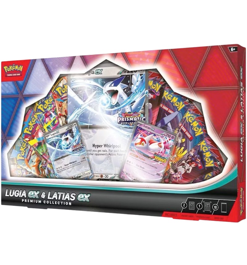 2025 Pokmon Prismatic Evolution Lugia ex & Latias ex Premium Collection Box - 2025 - US 2025 Pokmon Prismatic Evolution Lugia ex & Latias ex Premium Collection Box - 2025 - US