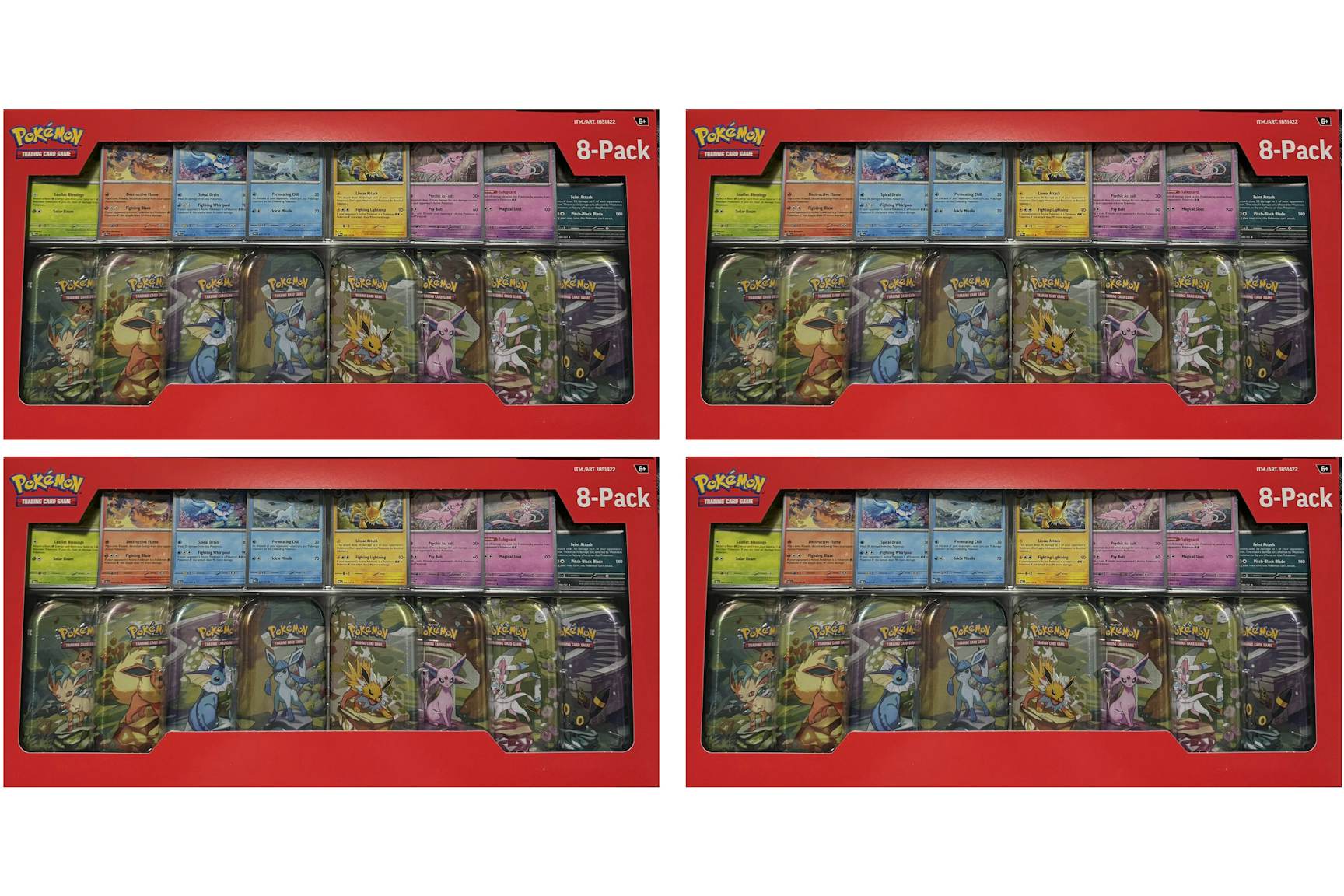 2025 Pokémon Prismatic Evolutions Mini Tins 8-Pack (Costco Exclusive ...