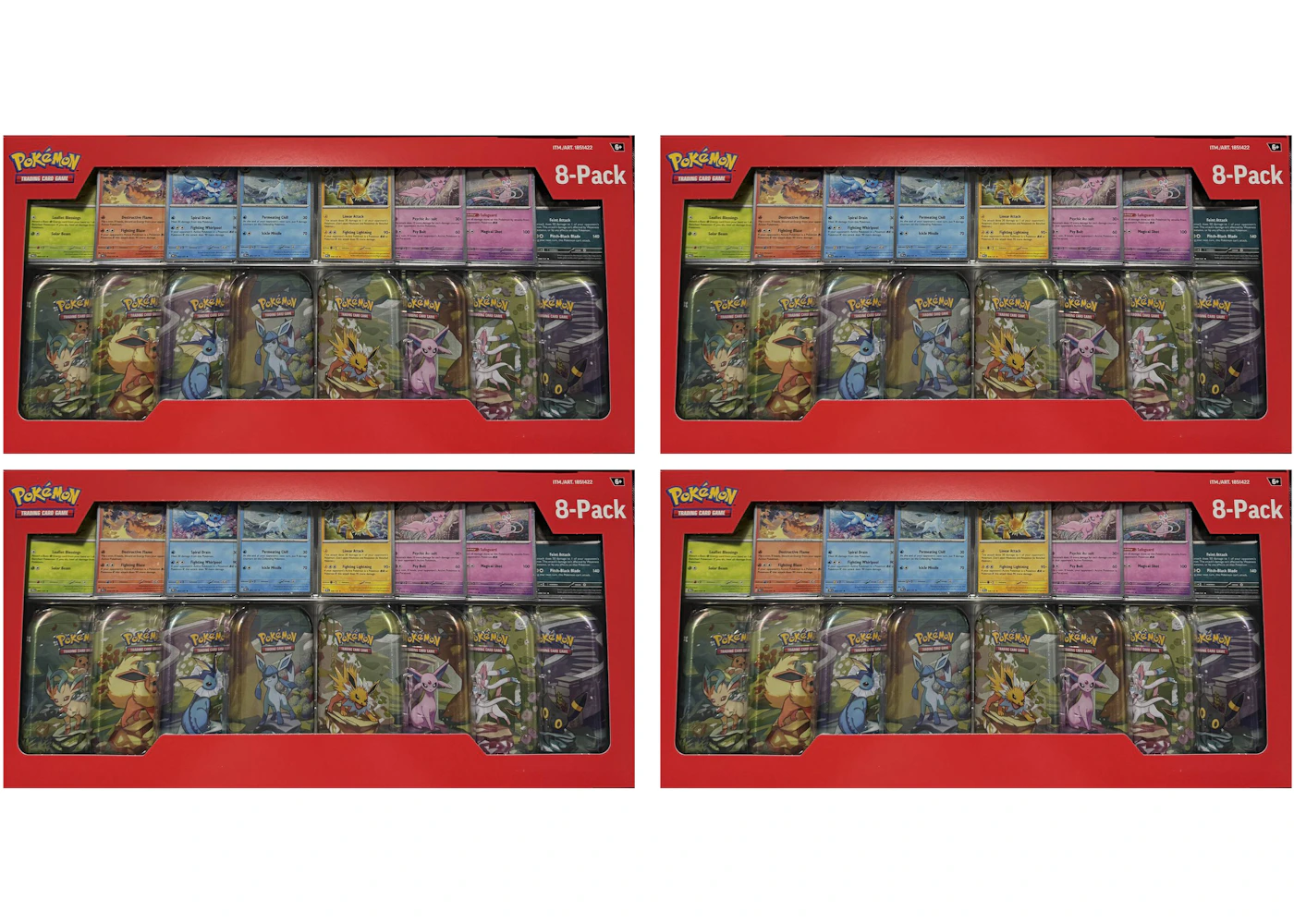 2025 Pokmon Prismatic Evolutions Mini Tins 8-Pack (Costco Exclusive) 4x Lot - 2025 - US 2025 Pokmon Prismatic Evolutions Mini Tins 8-Pack (Costco Exclusive) 4x Lot - 2025 - US