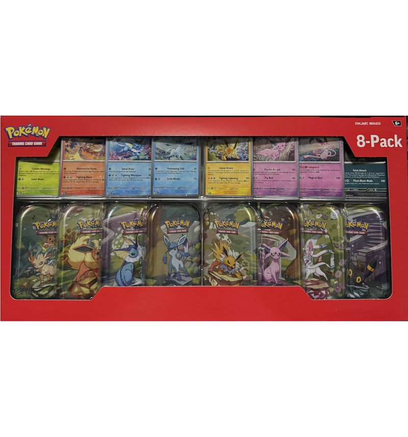 2025 Pokmon Prismatic Evolutions Mini Tins 8-Pack (Costco Exclusive) - 2025 - US 2025 Pokmon Prismatic Evolutions Mini Tins 8-Pack (Costco Exclusive) - 2025 - US