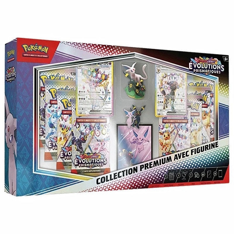 2025 Pokémon Prismatic Evolutions Premium Figure Box (French