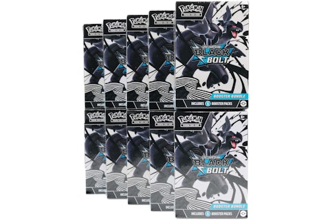 2025 Pokmon Scarlet & Violet Black Bolt Booster Bundle 10x Lot - 2025 - GB 2025 Pokmon Scarlet & Violet Black Bolt Booster Bundle 10x Lot - 2025 - GB