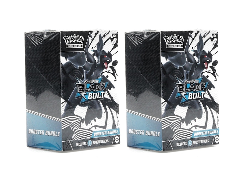 2025 Pokmon Scarlet & Violet Black Bolt Booster Bundle 2x Lot - 2025 - US