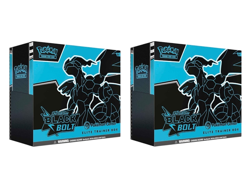 2025 Pokémon Scarlet & Violet Black Bolt Pokemon Center