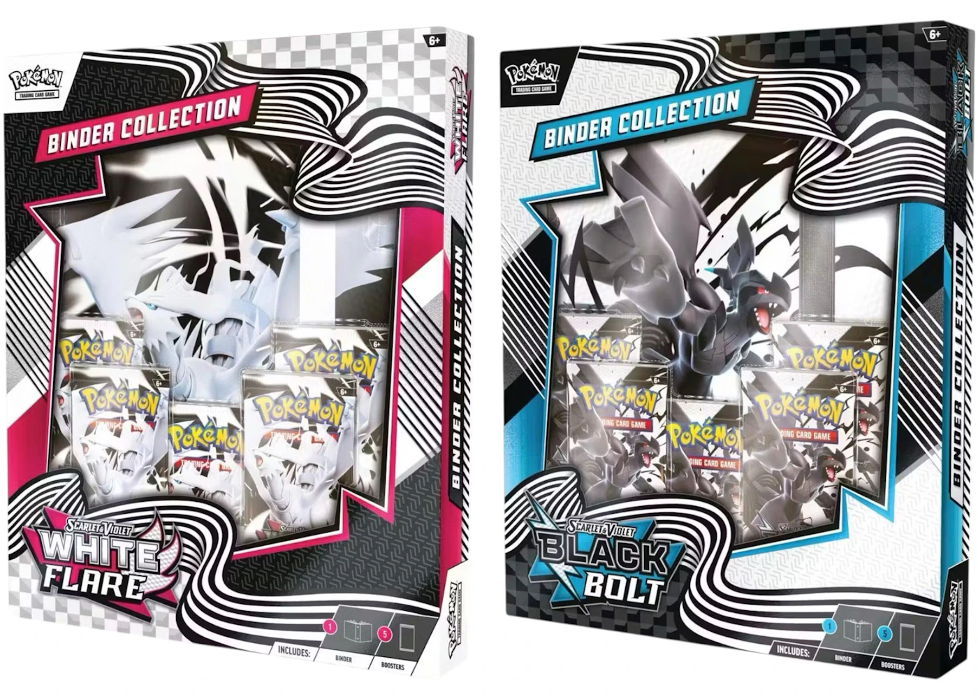 2025 Pokmon Scarlet & Violet Black Bolt & White Flare Binder Collection - 2025 - US 2025 Pokmon Scarlet & Violet Black Bolt & White Flare Binder Collection - 2025 - US