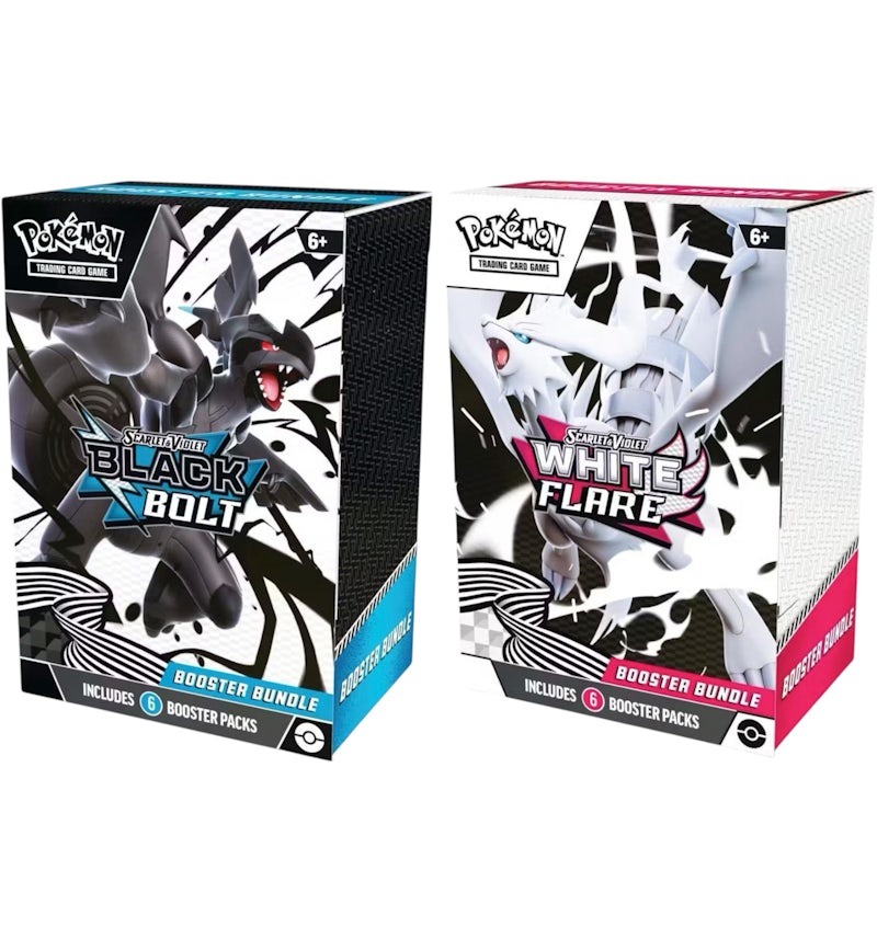 2025 Pokmon Scarlet & Violet Black Bolt & White Flare Booster Bundle - 2025 - US 2025 Pokmon Scarlet & Violet Black Bolt & White Flare Booster Bundle - 2025 - US