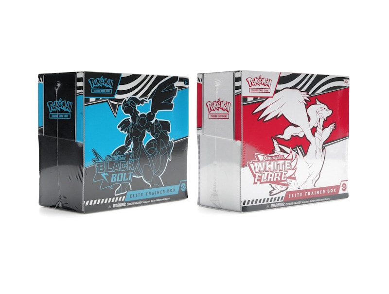 2025 Pokémon Scarlet & Violet Black Bolt & White Flare Elite