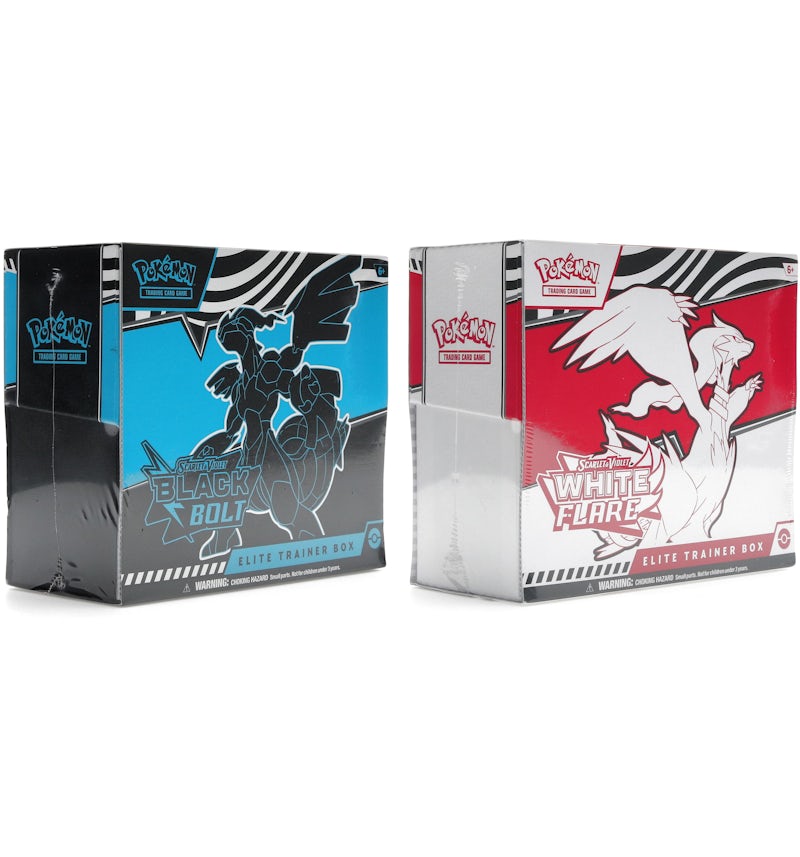2025 Pokmon Scarlet & Violet Black Bolt & White Flare Elite Trainer Box - 2025 - US 2025 Pokmon Scarlet & Violet Black Bolt & White Flare Elite Trainer Box - 2025 - US