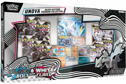 2025 Pokmon Scarlet & Violet Black Bolt & White Flare Unova Heavy Hitters Premium Collection (Costco Exclusive) - 2025 - US 2025 Pokmon Scarlet & Violet Black Bolt & White Flare Unova Heavy Hitters Premium Collection (Costco Exclusive) - 2025 - US