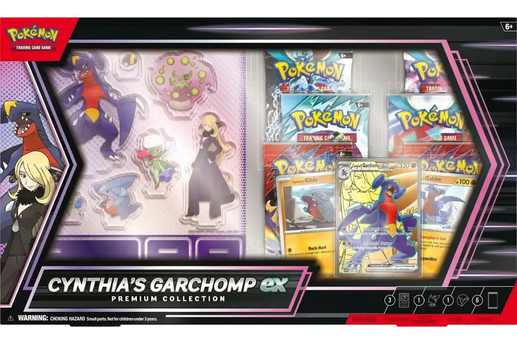 2025 Pokémon Scarlet & Violet Cynthia's Garchomp ex Premium Collection ...