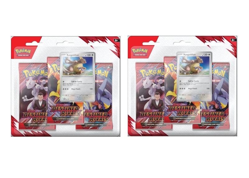 2025 Pokémon Scarlet & Violet Destined Rivals 3 Pack Blister Pack