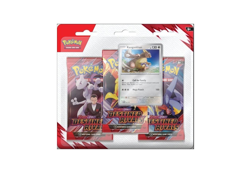 Pack de 3 unidades de Pokémon Scarlet & Violet Destined Rivals 2025