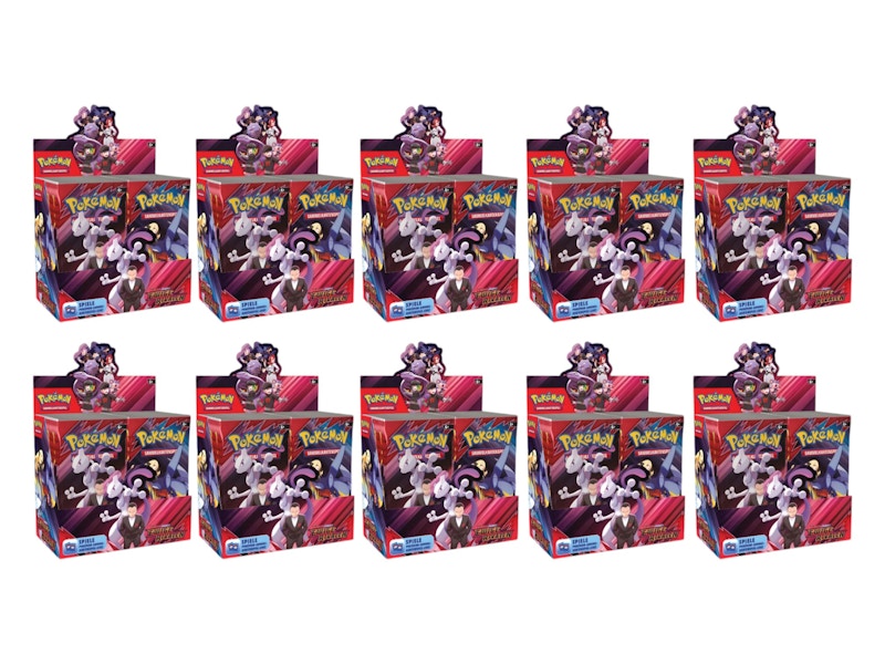 Scatola booster 2025 Pokémon Scarlet & Violet Destined Rivals, confezione da 10 pezzi (in tedesco)