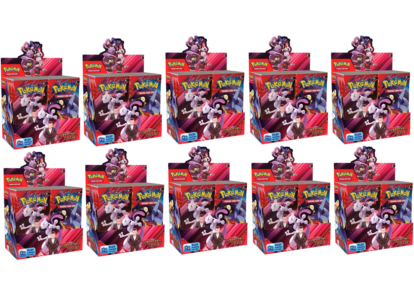 2025 Pokmon Scarlet & Violet Destined Rivals Booster Box 10x Lot - 2025 - US 2025 Pokmon Scarlet & Violet Destined Rivals Booster Box 10x Lot - 2025 - US