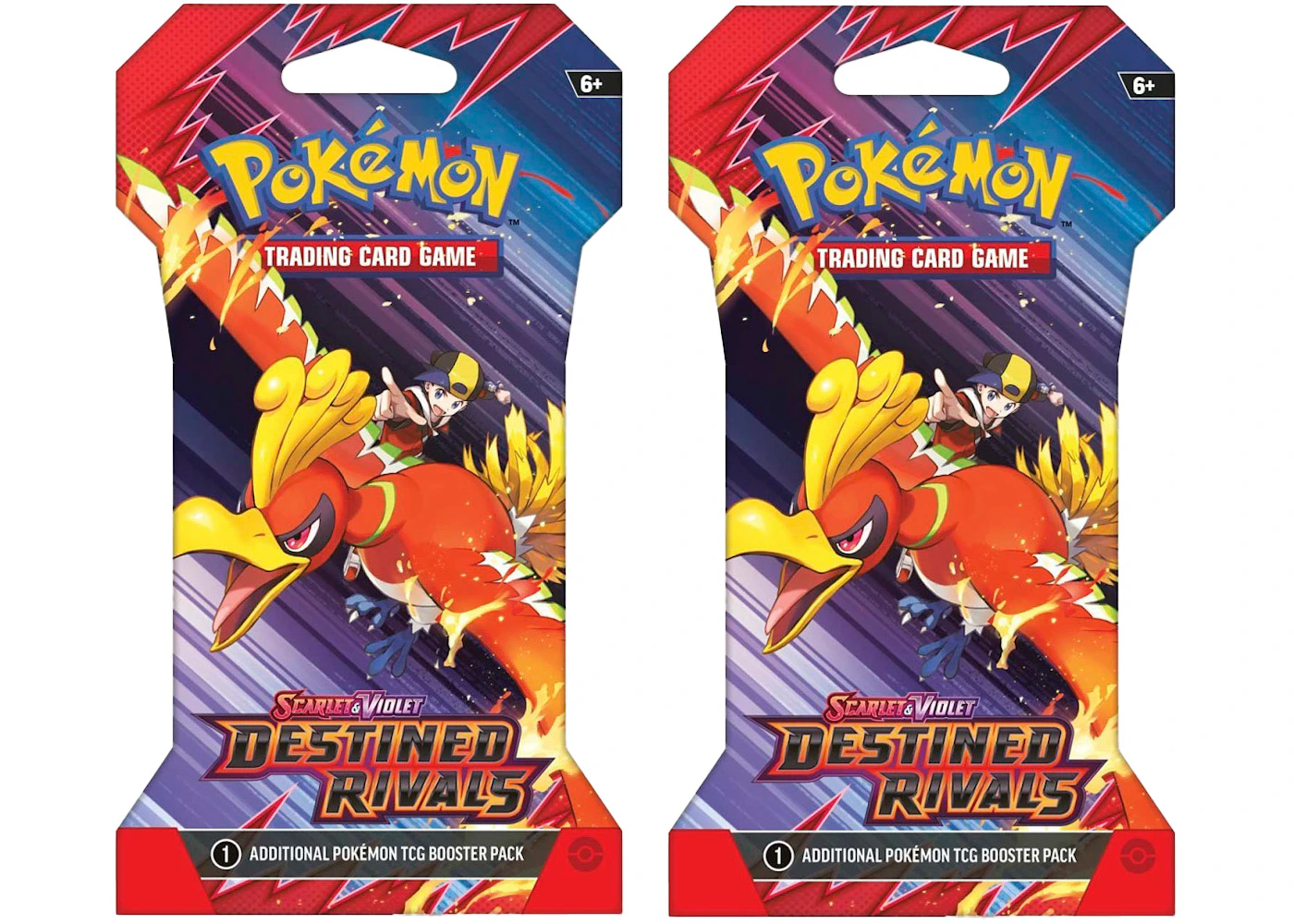 2025 Pokémon Scarlet & Violet Destined Rivals Booster Pack 2x Lot ...