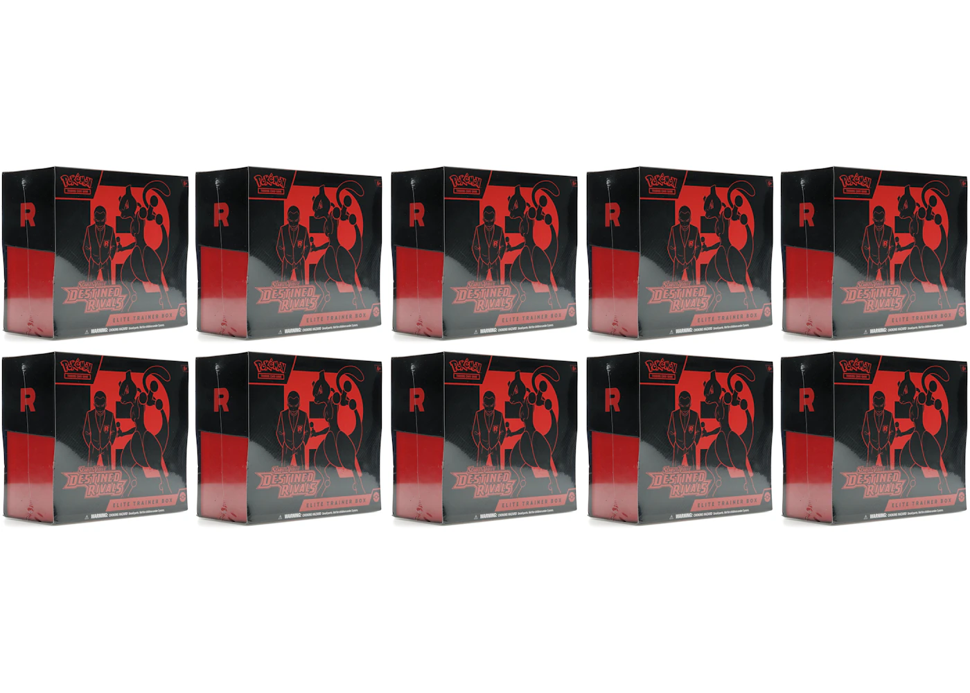 2025 Pokmon Scarlet & Violet Destined Rivals Elite Trainer Box 10x Lot - 2025 - US 2025 Pokmon Scarlet & Violet Destined Rivals Elite Trainer Box 10x Lot - 2025 - US