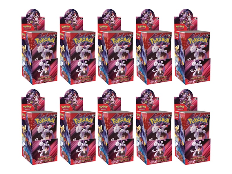 2025 Pokémon Scarlet & Violet Destined Rivals Half Booster Box 10x Lot