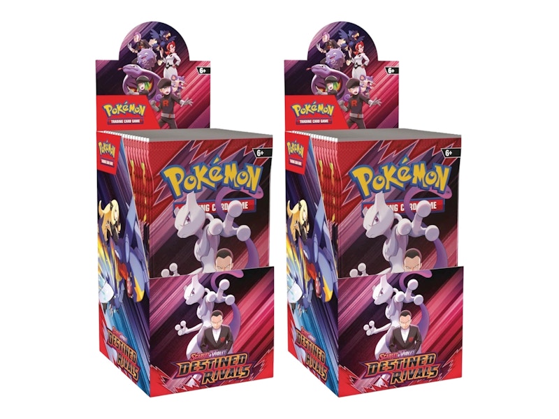 2025 Pokémon Scarlet & Violet Destined Rivals Half Booster Box 2x