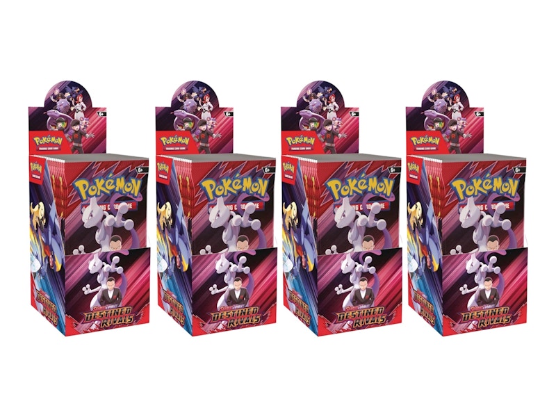 2025 Pokémon Scarlet & Violet Destined Rivals Half Booster Box 4x