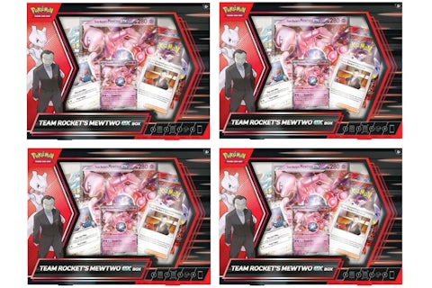 2025 Pokmon Scarlet & Violet Destined Rivals Team Rocket's Mewtwo EX Box 4x Lot - 2025 - US 2025 Pokmon Scarlet & Violet Destined Rivals Team Rocket's Mewtwo EX Box 4x Lot - 2025 - US