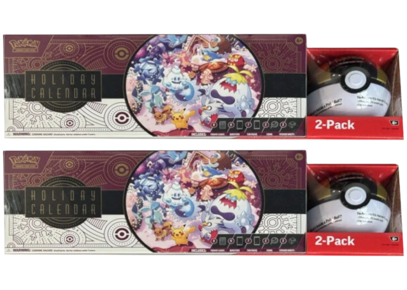 2025 Pokémon Scarlet & Violet Holiday Calendar + Pokeball Costco Bundle ...