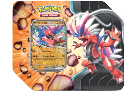 2025 Pokmon Scarlet & Violet Journey Together Koraidon EX Slashing Legends Tin - 2025 - US 2025 Pokmon Scarlet & Violet Journey Together Koraidon EX Slashing Legends Tin - 2025 - US