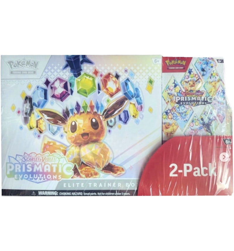 2025 Pokmon Scarlet & Violet Pristmatic Evolutions Elite Trainer Box + Booster Costco Bundle - 2025 - US 2025 Pokmon Scarlet & Violet Pristmatic Evolutions Elite Trainer Box + Booster Costco Bundle - 2025 - US