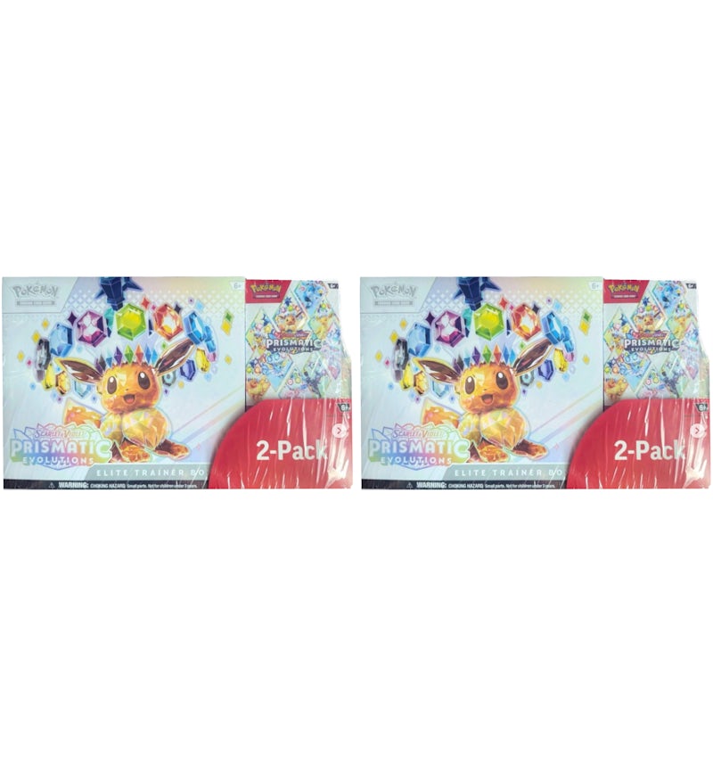 2025 Pokémon Scarlet Violet Pristmatic Evolutions Elite Trainer