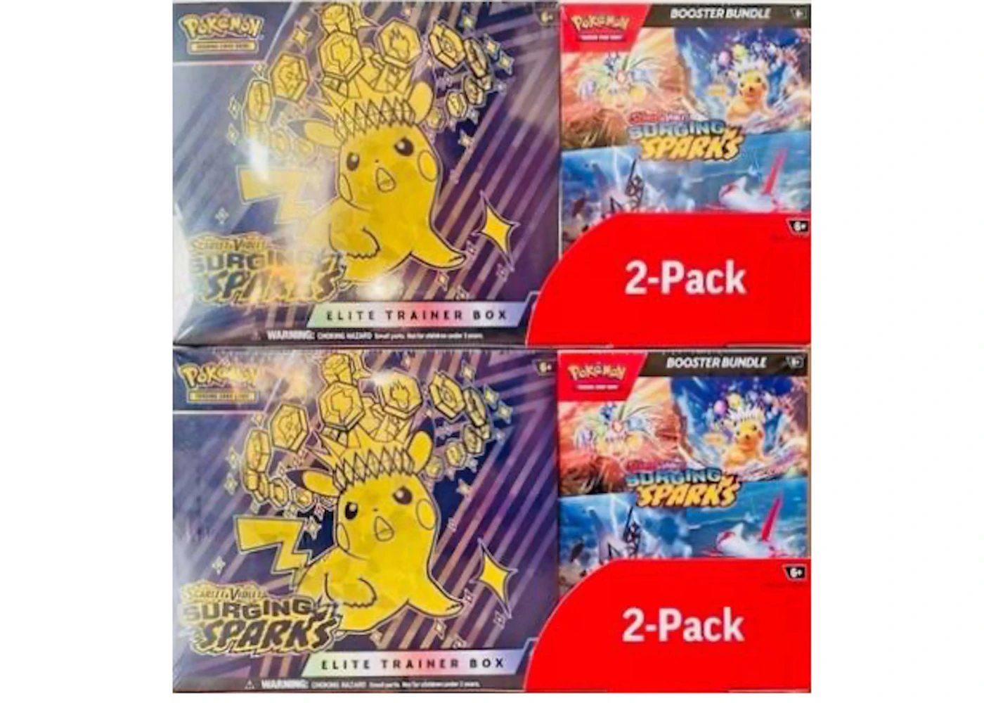 2025 Pokémon Scarlet Violet Surging Sparks Elite Trainer Box