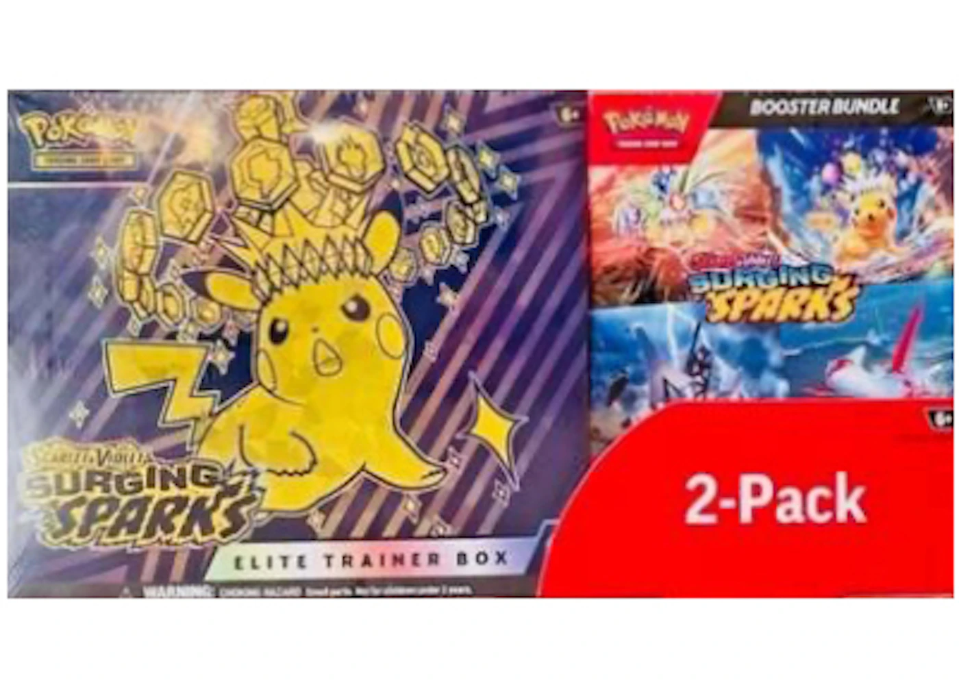 2025 Pokémon Scarlet Violet Surging Sparks Elite Trainer Box