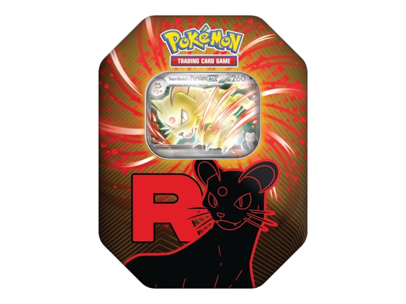 2025 Pokmon Team Rocket Persian Ex Tin Case (EU) - 2025 - US