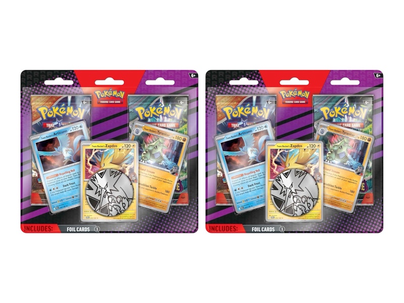 2025 Pokmon Team Rocket's 2 Booster Blister Pack 2x Lot - 2025 - US