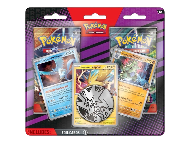 2025 Pokémon Team Rocket's Booster Blister Pack 2025 US