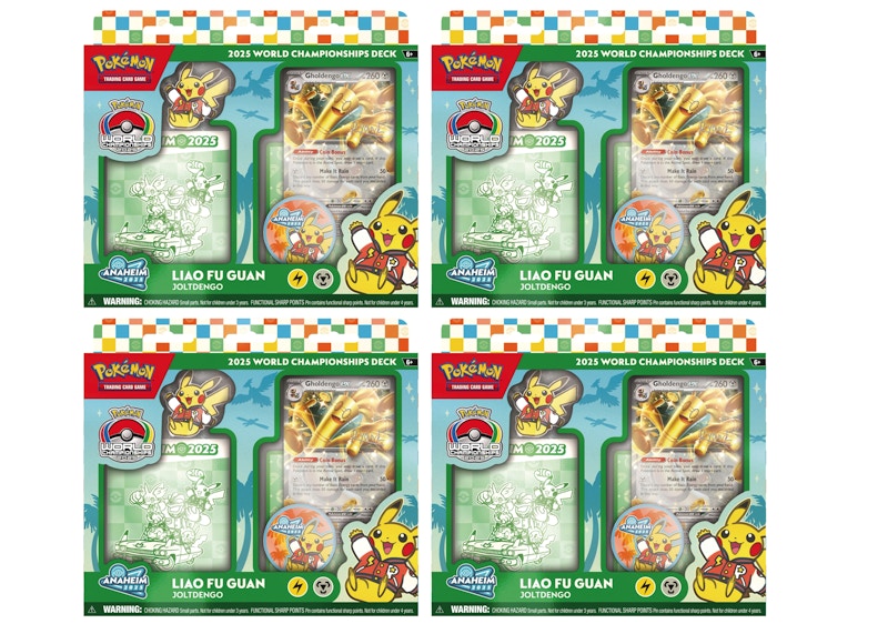 2025 Pokemon World Champion Deck Anaheim Liao Fu Guan Gholdengo