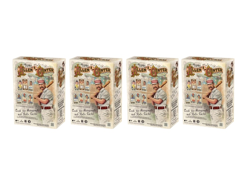 2025 Topps Allen & Ginter Baseball Blaster Box, confezione da 4