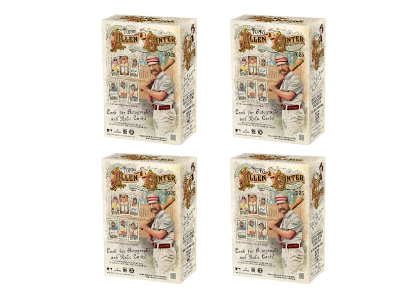 2025 Topps Allen & Ginter Baseball Value Box 4x Lot