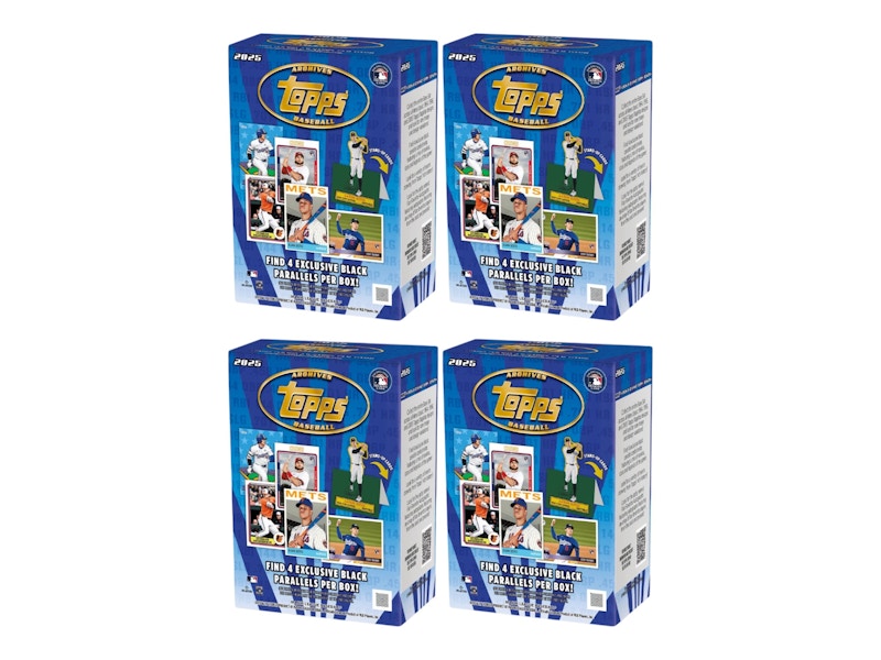 2025 Topps Archives Baseball Value Box 4x Lot