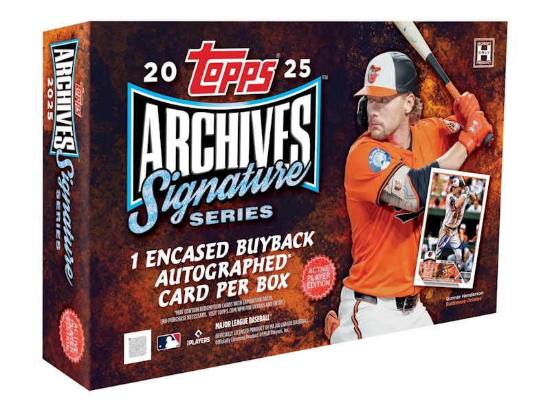 2025 Topps Archives Signature Series Active Player Edition Baseball Hobby Box