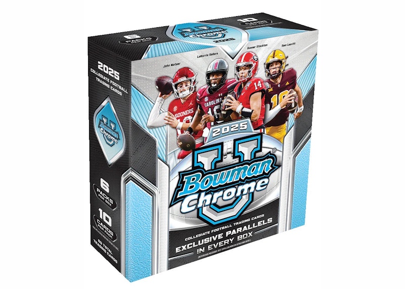 2025 Topps Bowman University Chrome Football Mega Box - 2025 - JP
